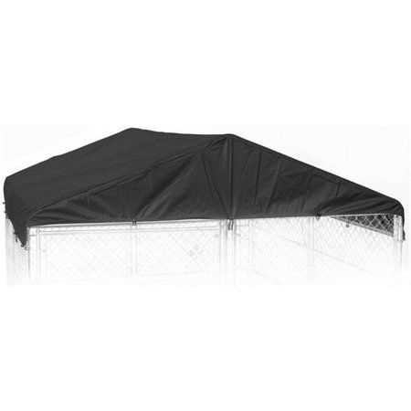 JEWETT CAMERON COMPANY Jewett Cameron Company CL 00303 Weatherguard Kennel Frame & Cover Set; Black - 10 W X 10 L ft. CL 00303